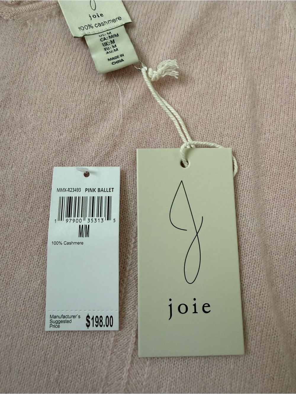 Joie Blush Pink V-Neck Tank Top - Picture 5 of 5